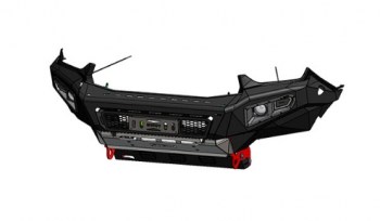 Paragolpe delantero c/base c/faros integrados Isuzu D-Max 2020